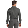 Brooks Brothers Men's Deep Black Tall Wrinkle-Free Stretch Nailhead Shirt