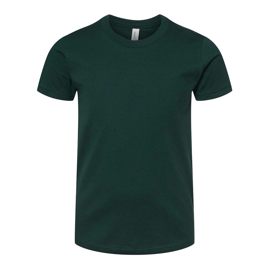 Bella + Canvas Youth Forest Jersey Short-Sleeve T-Shirt