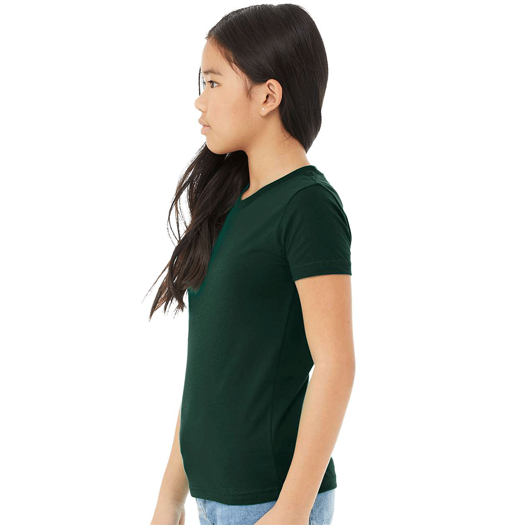 Bella + Canvas Youth Forest Jersey Short-Sleeve T-Shirt