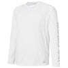 HUK Men's White Pursuit Long-Sleeve T-Shirt
