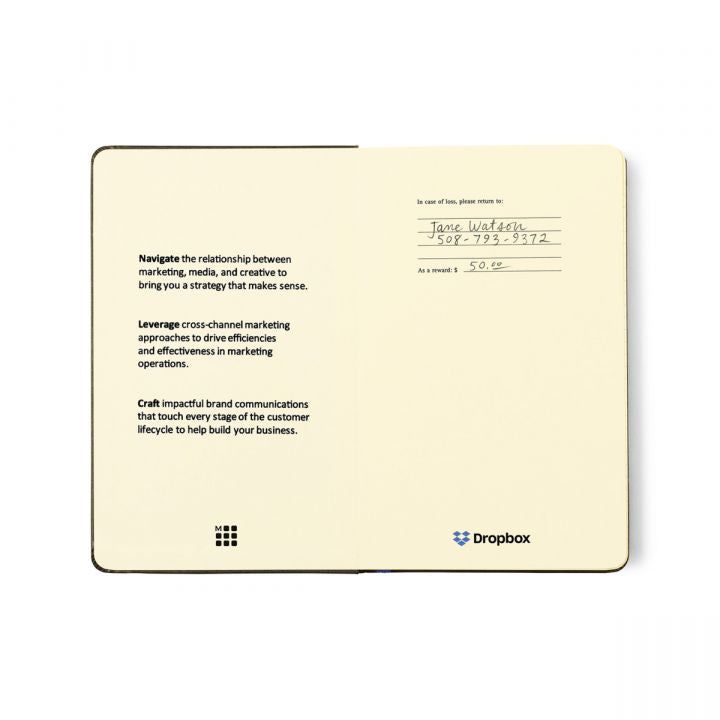 Moleskine Black Dropbox Smart Notebook