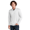 Sport-Tek Men's White PosiCharge Competitor 1/4-Zip Pullover