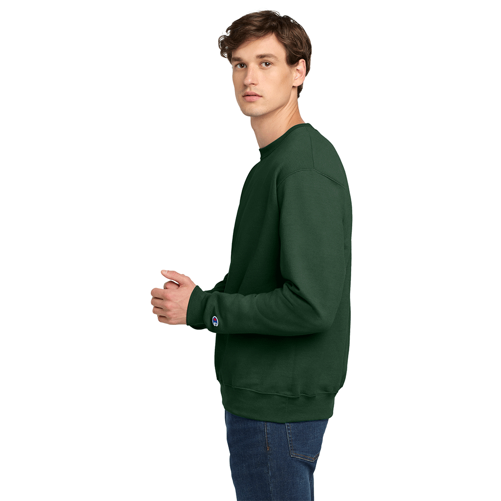 Champion Unisex Dark Green Powerblend Crewneck Sweatshirt