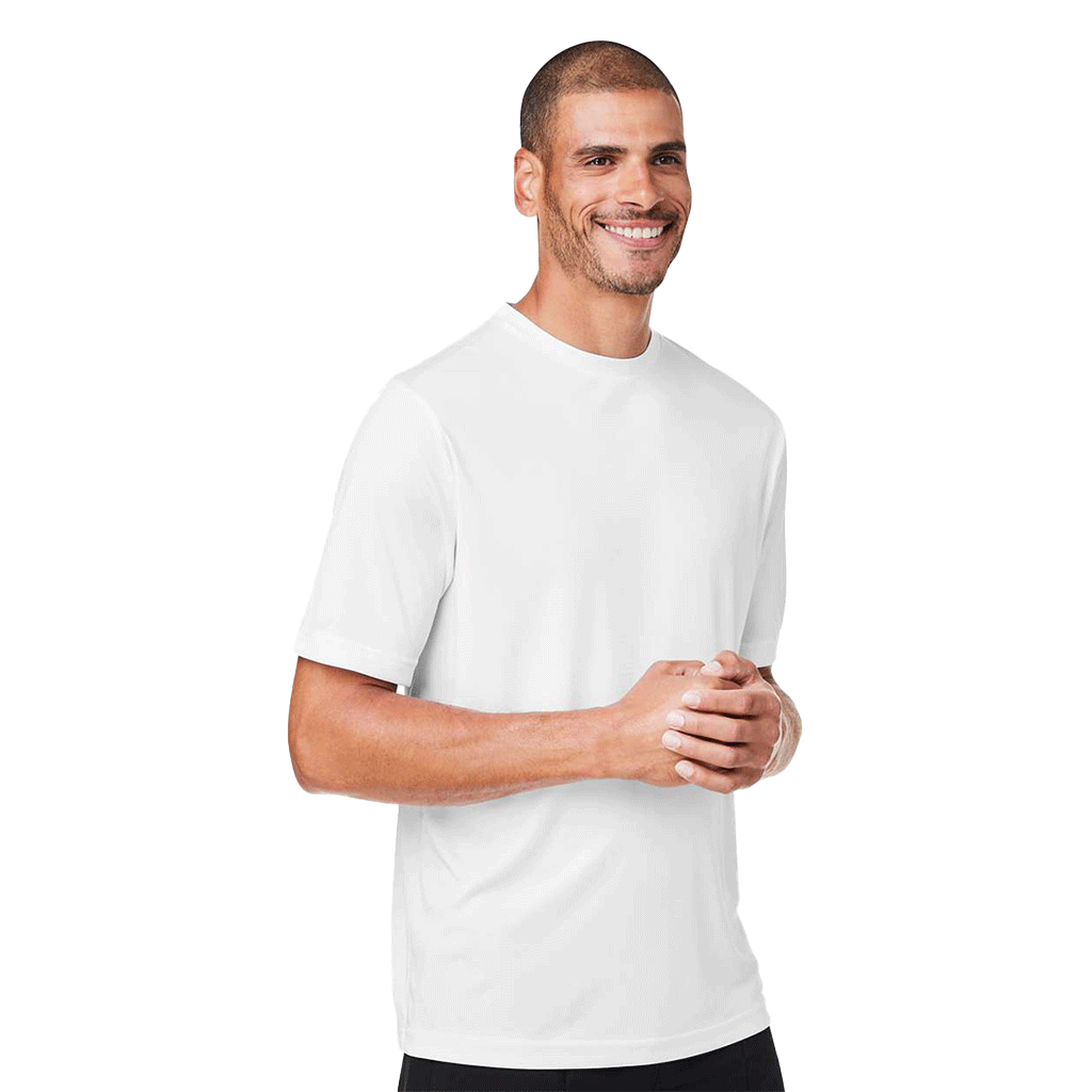 Core 365 Unisex White Capital Performance T-Shirt