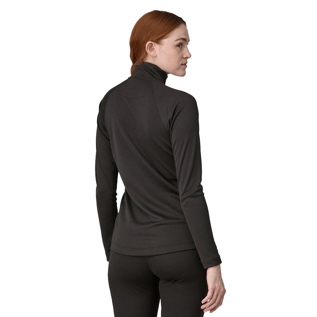 Patagonia Women's Black Capilene Midweight Zip-Neck