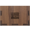 Woodchuck USA Walnut Rectangle Picture Frame Desktop Planter