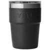 YETI Black Rambler 16 oz Stackable Cup with Lid