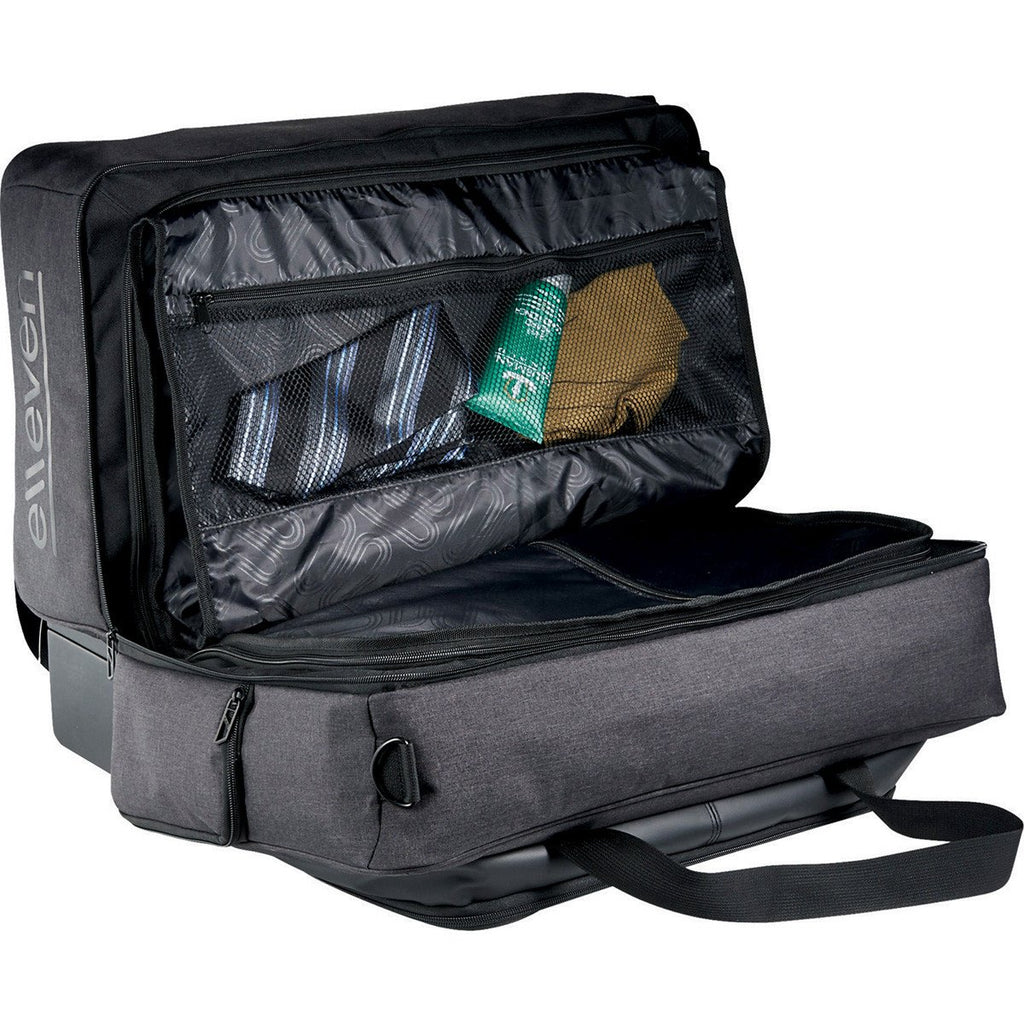 Elleven Charcoal 22" Squared Duffel with Garment Bag