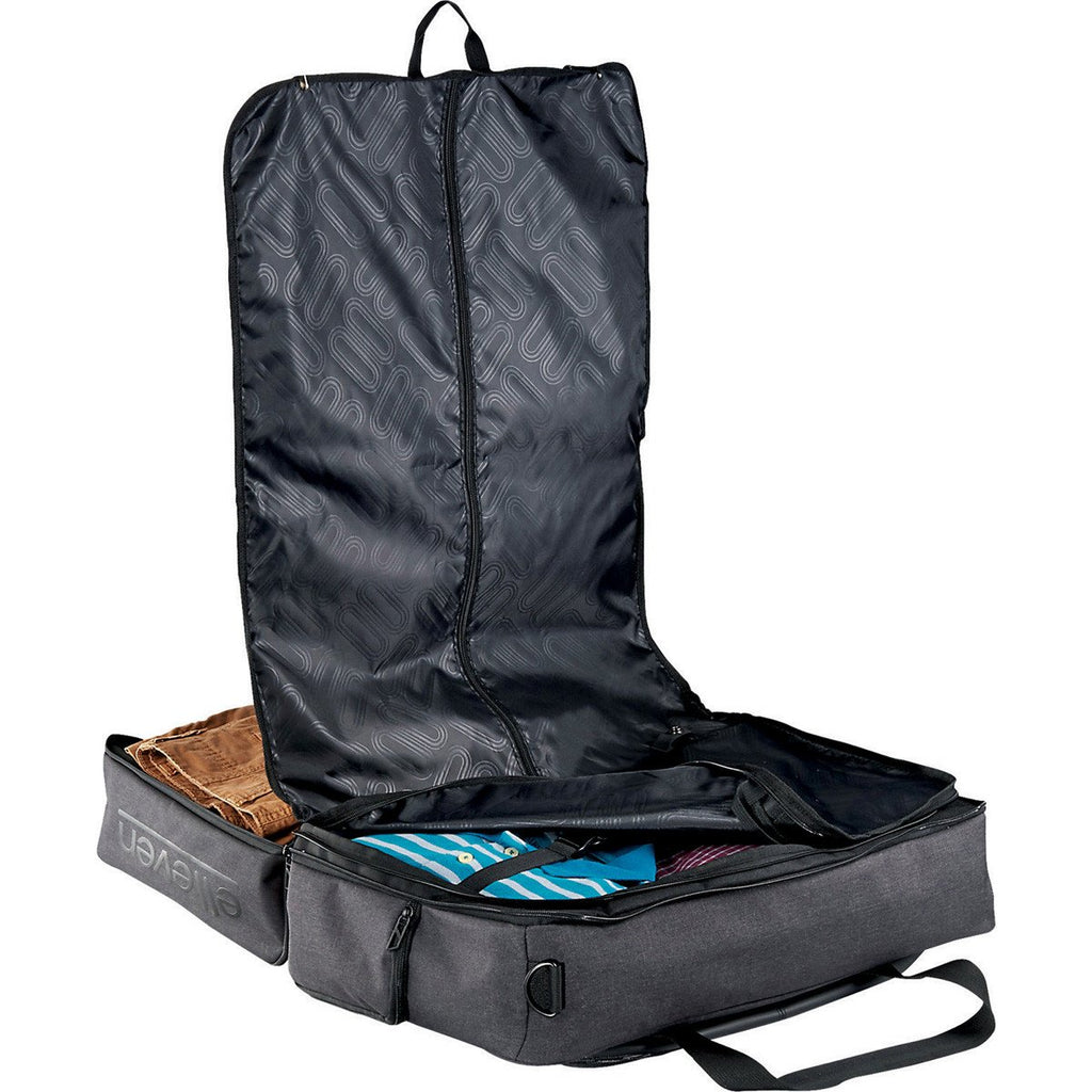Elleven Charcoal 22" Squared Duffel with Garment Bag