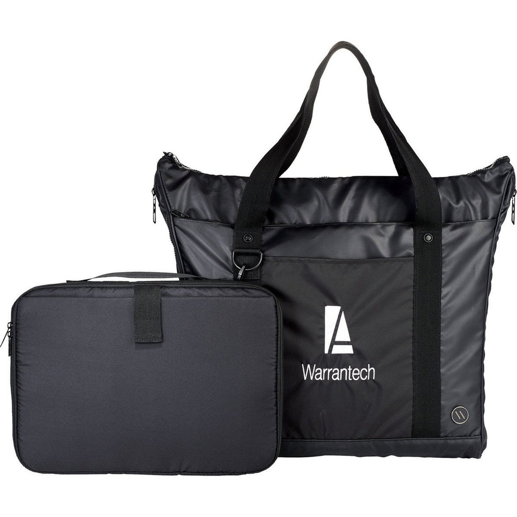 Elleven Black 15" Computer Travel Tote with Garment Bag
