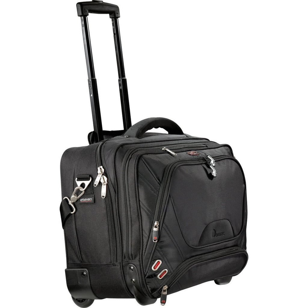 Elleven Black TSA 17" Wheeled Computer Case
