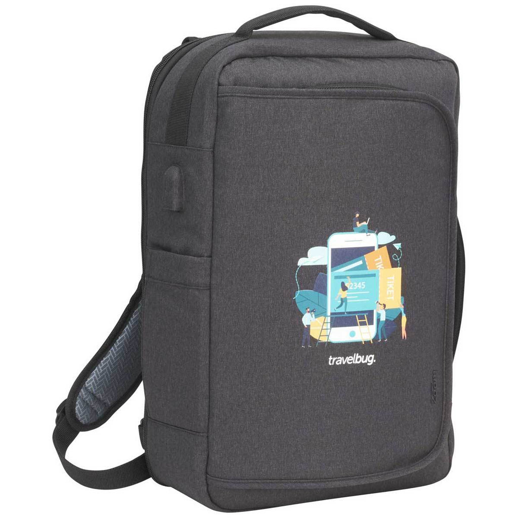 Leed's Charcoal Zoom Guardian Security 15" Computer Backpack