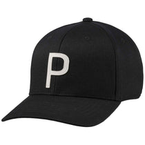 Puma Golf Black Throwback P Snapback Cap
