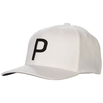 Puma Golf Bright White Throwback P Snapback Cap