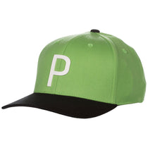 Puma Golf Irish Green Throwback P Snapback Cap