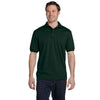 Hanes Men's Deep Forest 5.2 oz. 50/50 EcoSmart Jersey Knit Polo