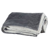 Vantage Grey Faux Mink Sherpa Blanket