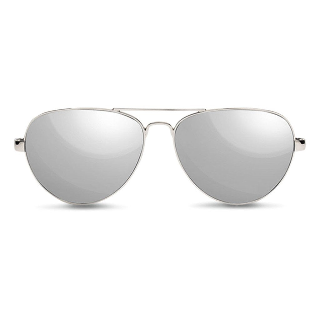 TOMS Silver Maverick Sunglasses