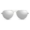 TOMS Silver Maverick Sunglasses