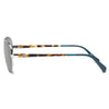 TOMS Silver Maverick Sunglasses