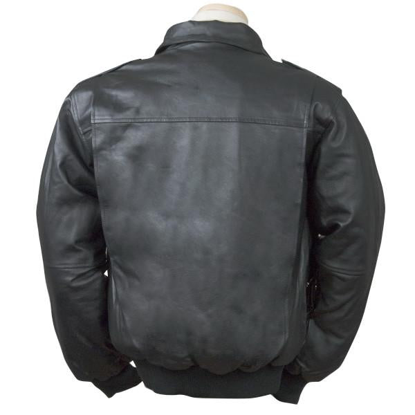 Burk's Bay Men's Black Napa Bomber Jacket