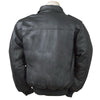 Burk's Bay Men's Black Napa Bomber Jacket