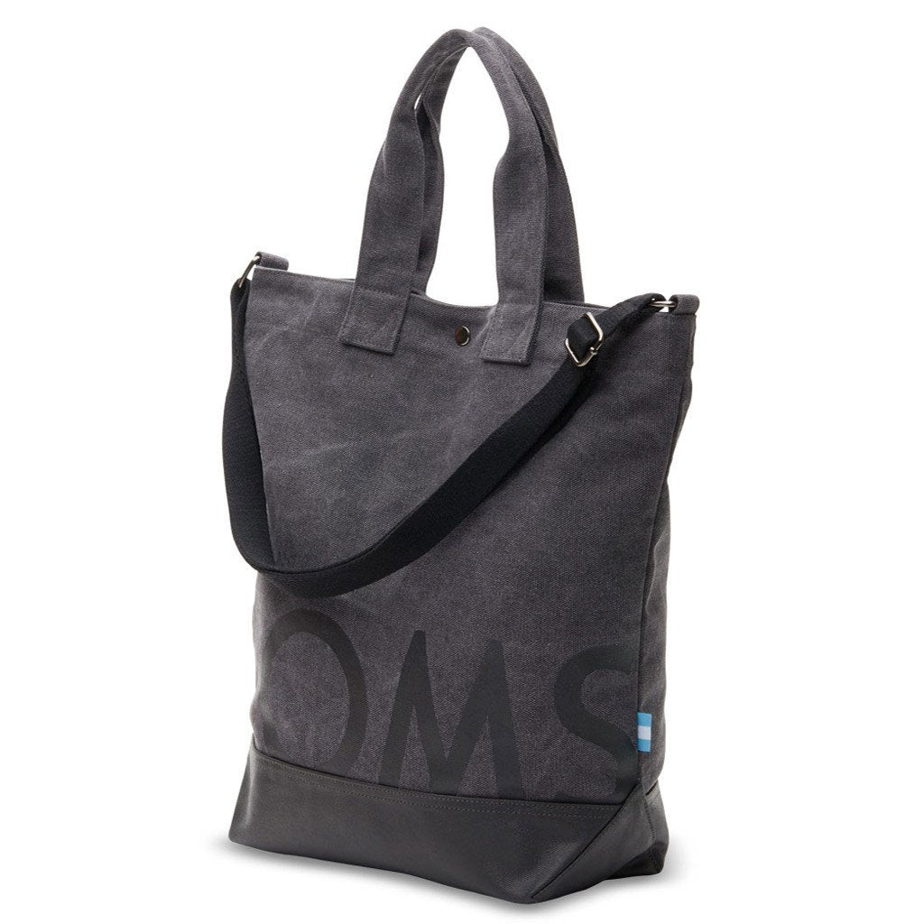 TOMS Charcoal Compass Tote