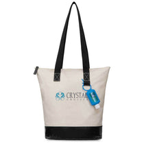 Gemline Black Dune Coated Cotton Tote