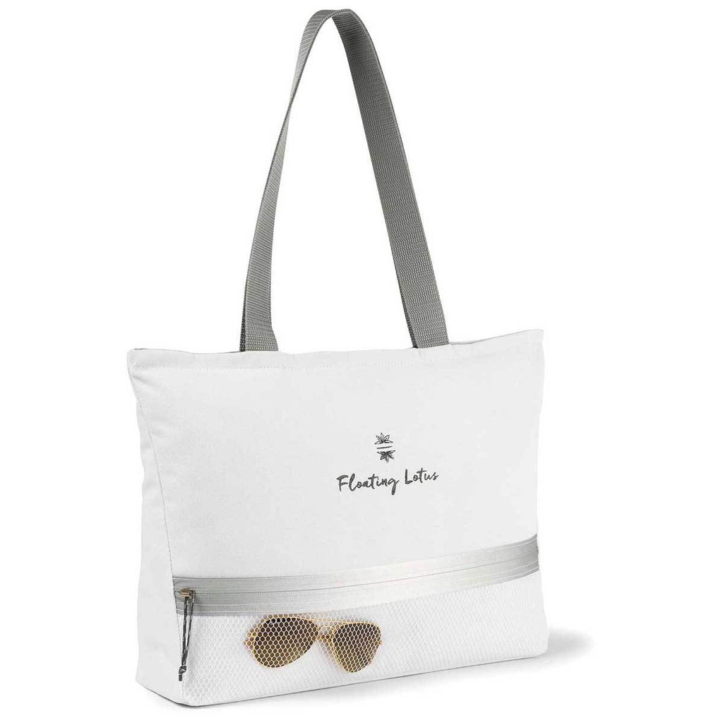 Gemline White Lunar Convention Tote