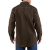 Carhartt Men's Dark Brown Flame-Resistant Canvas Shirt Jacket