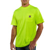 Carhartt Men's Brite Lime High Visibility Force Color Enhanced Short Sleeve Tee