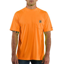 Carhartt Men's Brite Orange High Visibility Force Color Enhanced Short Sleeve Tee