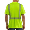 Carhartt Men's Brite Lime High Visibility Force Short Sleeve Class 2 Tee