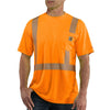 Carhartt Men's Brite Orange High Visibility Force Short Sleeve Class 2 Tee