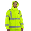 Carhartt Men's Brite Lime High Visibility Class 3 Waterproof Jacket