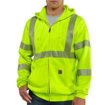 Carhartt Men's Brite Lime High Visibility Class 3 Sweatshirt