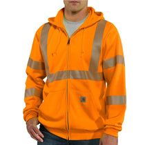 Carhartt Men's Brite Orange High Visibility Class 3 Sweatshirt