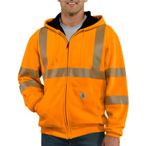 Carhartt Men's Brite Orange High Visibility Class 3 Thermal Sweatshirt