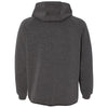 Weatherproof Men's Heather Black Heat Last Fleece Tech Hooded Full-Zip Sweatshirt