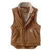 Carhartt Men's Carhartt Brown Flame-Resistant Mock Neck Vest