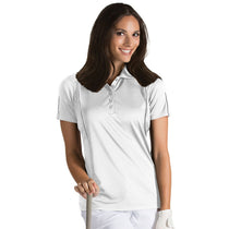 Slazenger Women's White Contact Polo