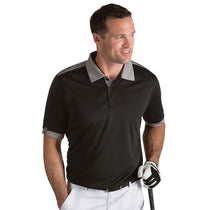 Slazenger Men's Black/Grey Heather Ultra Polo