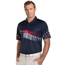 Antigua Men's Navy Patriot Polo