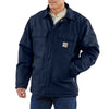 Carhartt Men's Tall Dark Navy Flame-Resistant Duck Traditional Coat