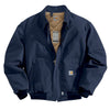 Carhartt Men's Tall Dark Navy Flame-Resistant Duck Bomber Jacket