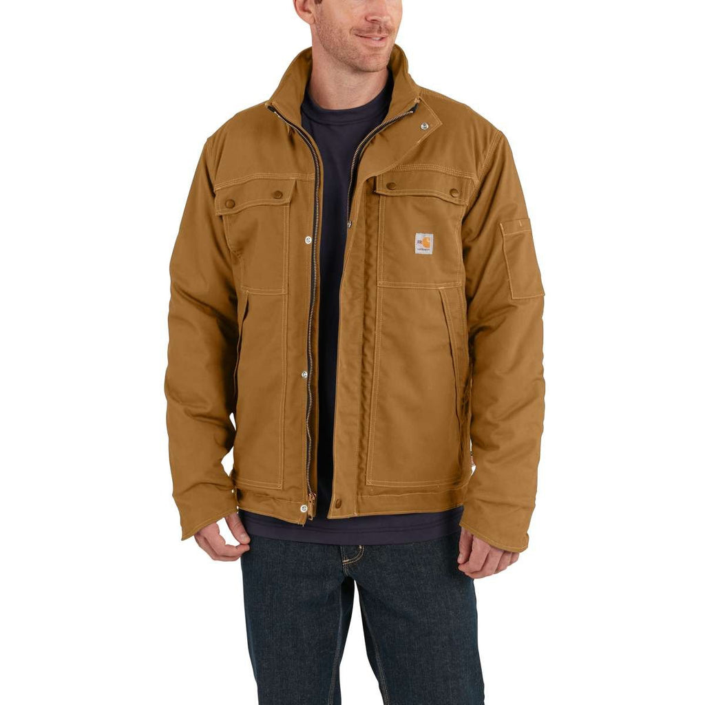 Carhartt Men's Carhartt Brown FR Full Swing Quick Duck Coat