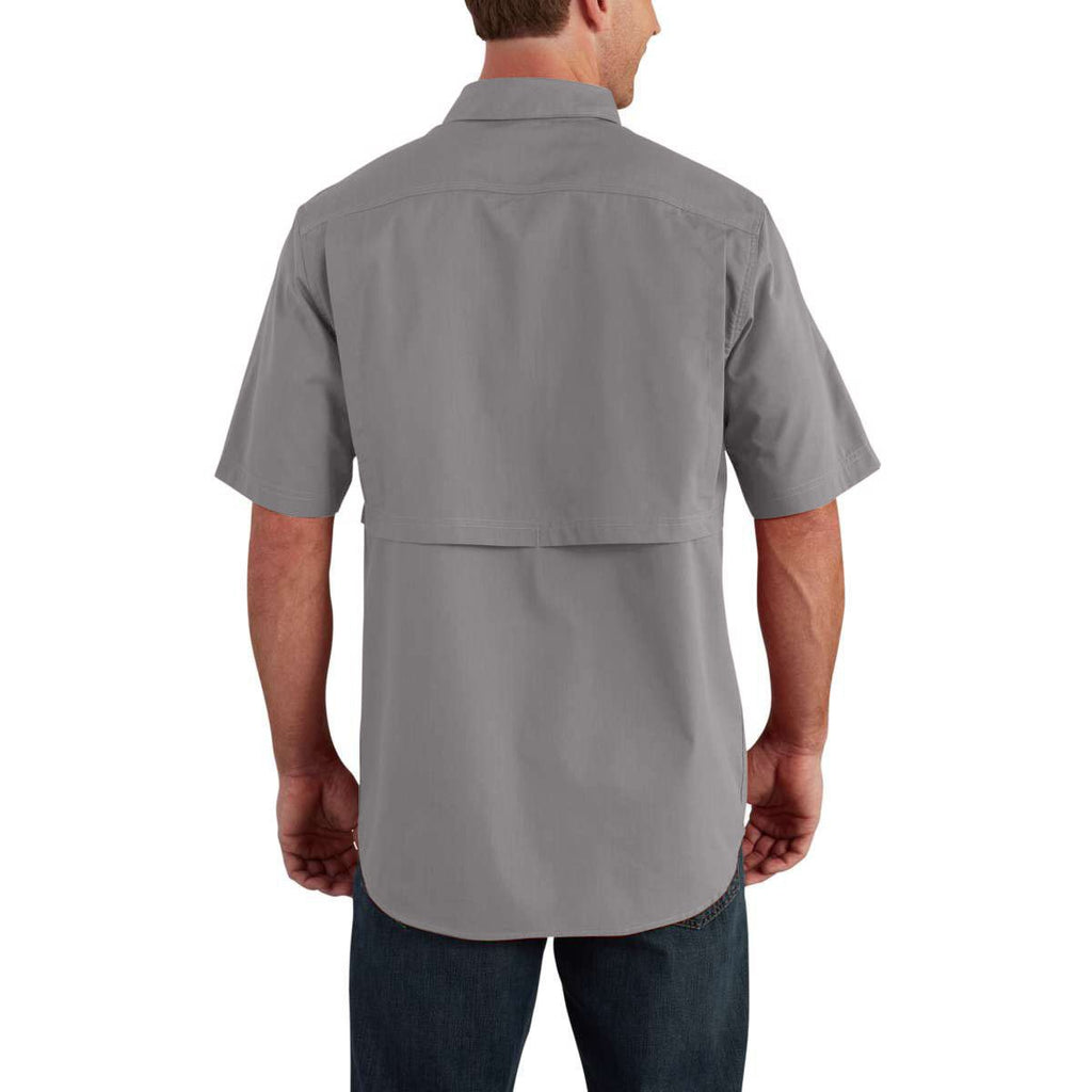 Carhartt Men's Asphalt Force Ridgefield Solid SS Shirt