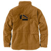 Carhartt Men's Carhartt Brown Full Swing Quick Duck Flame-Resistant Lanyard Access Jacket