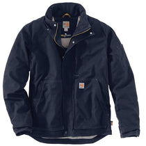Carhartt Men's Dark Navy Full Swing Quick Duck Flame-Resistant Lanyard Access Jacket