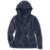 Carhartt Women's Navy Clarks Burg Full-Zip Hoodie